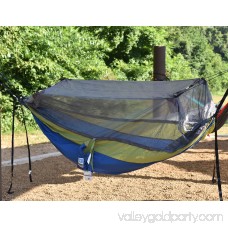 Equip 1- Person Mosquito Hammock with Hanging Kit, Blue/Green 556714758